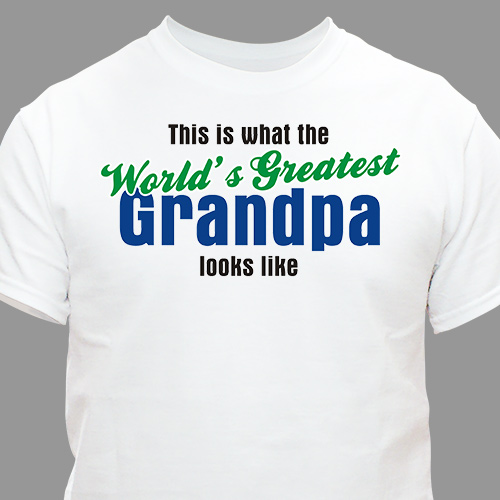 worlds best grandpa t shirt