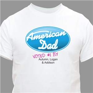 Personalized American Dad T-shirt | Custom Father's Day Shirts