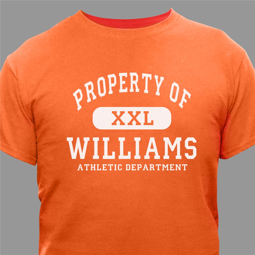 Personalized Property Of T shirt GiftsForYouNow