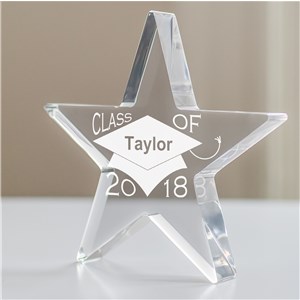 Class Of Graduation Star | Engraved Class Of Graduation Star