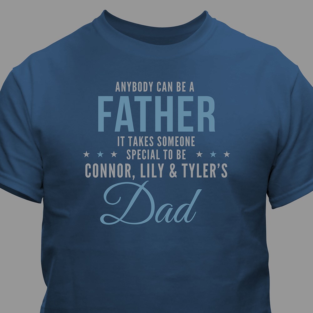 Personalized Dad T-Shirt | Father's Day | GiftsForYouNow