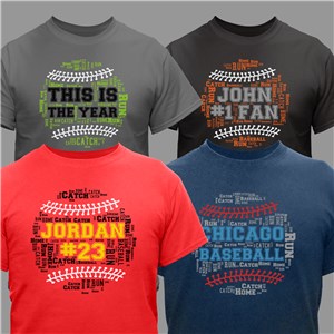 Baseball Word-Art T-Shirt 39792X