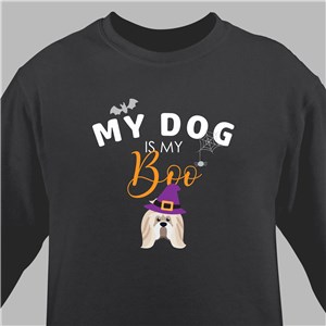 Personalized My Dog Is My Boo Black Sweatshirt 522766X