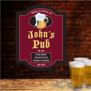 Personalized Pub Sign | GiftsForYouNow