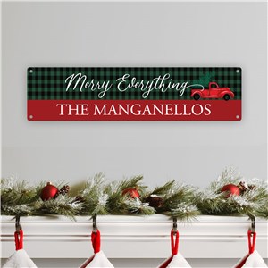 Personalized Merry Everything Wall Sign