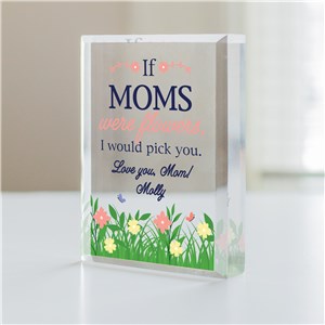 Personalized We Would Pick You Floral Acrylic Keepsake