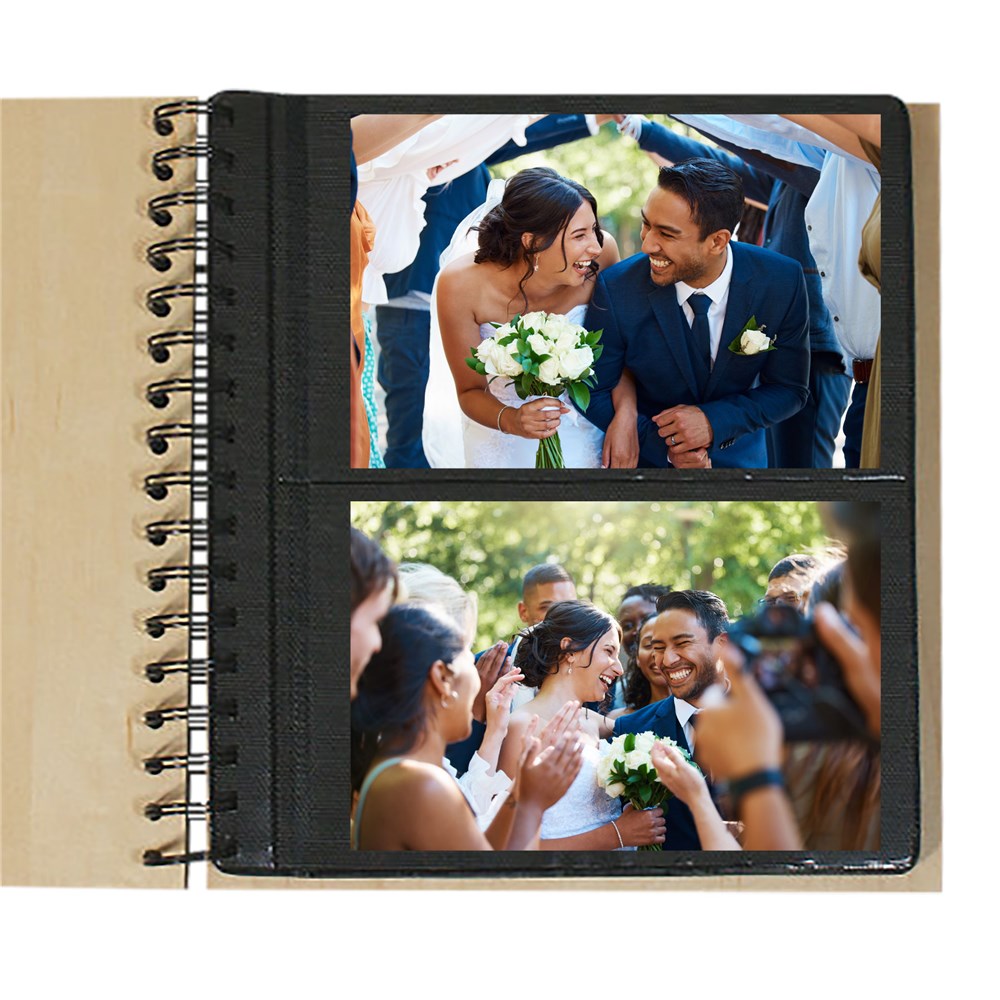 Wedding Photo Album Personalized Photo Album Wood Custom Wedding Gift for  Couple