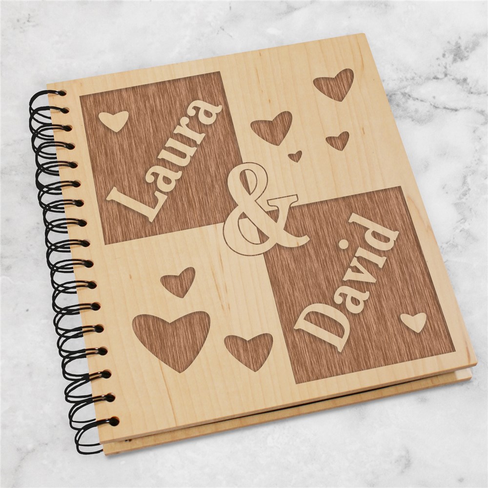 Personalized Photo Album, Wooden book – SimplyTheWood