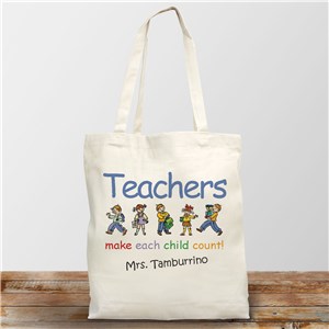 personalized canvas tote bags for teachers