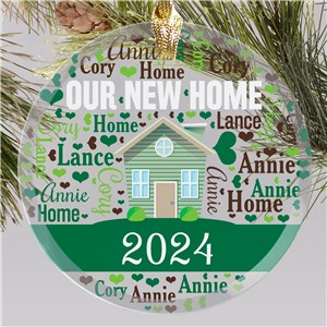 ersonalized New Home Ornaments | Our New House Ornament