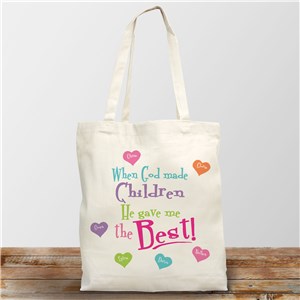 personalized grandma tote