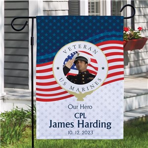 Personalized Veteran Memorial Garden Flag 830117682X