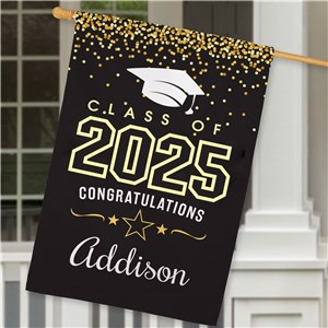 Personalized Graduation House Flag