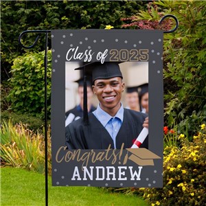 Graduation Photo Garden Flag