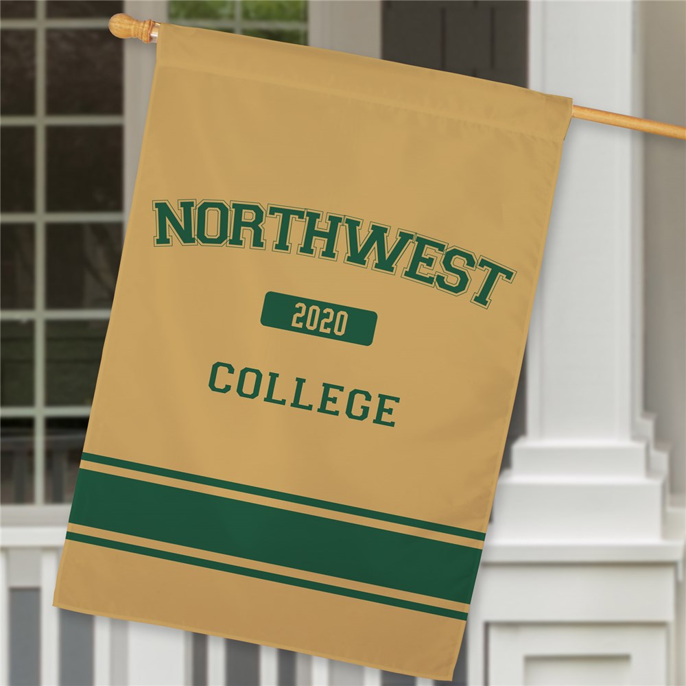 Personalized High School Pride House Flag | GiftsForYouNow