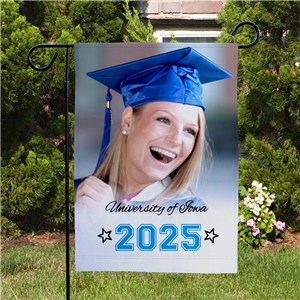 Graduation Photo Garden Flag