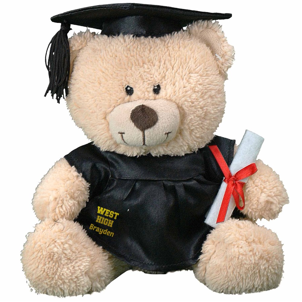 Cap & Gown Graduation Teddy Bear GiftsForYouNow