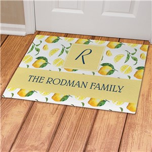 Personalized Flip Flop Family Welcome Doormat