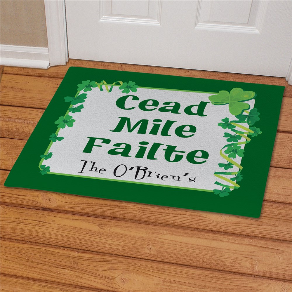 Irish House Blessing Personalized Doormat