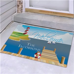 Lighthouse Personalized Doormat | Personalized Doormats
