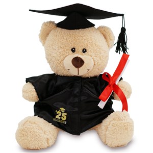 Personalized Cap & Gown Graduation Teddy