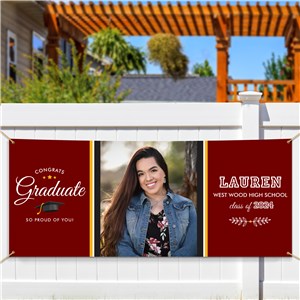 Personalized Congrats Graduate Banner 911757341