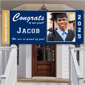 Personalized Congrats to Our Grad Banner