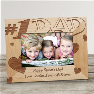 Engraved Wood Frame for Dad | GiftsForYouNow