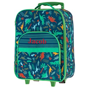 Embroidered Dinosaur Rolling Luggage for Kids 