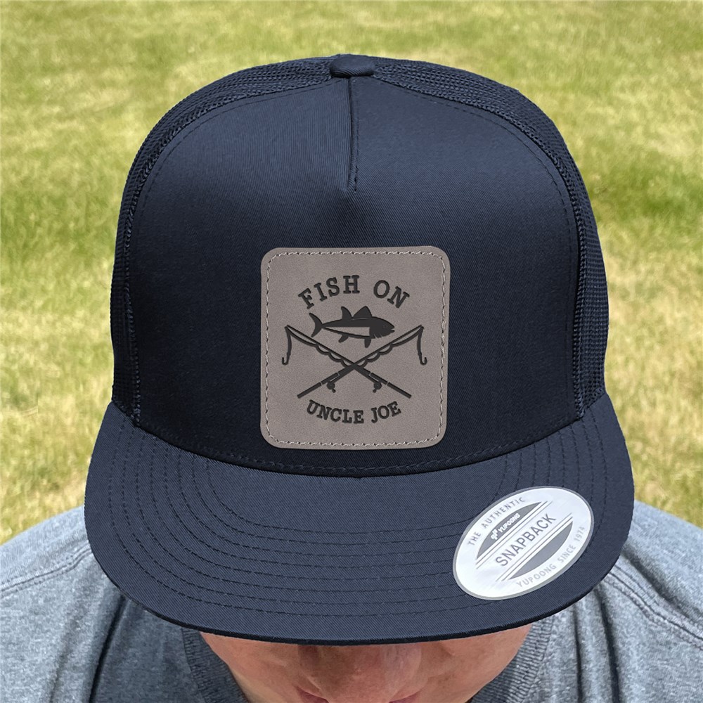 Personalized Trucker Fishing Hat With Patch