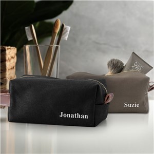 Canvas Dopp Kit Personalized with Name