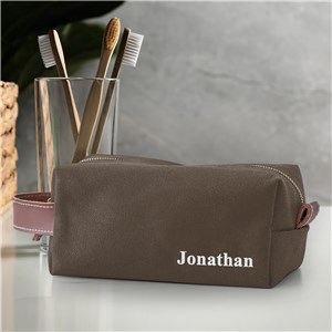 Canvas Dopp Kit Personalized with Name