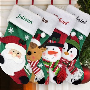 Embroidered 3D Character Stocking E21638585X