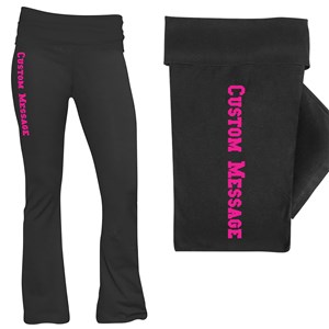 Personalized Custom Message Yoga Pants E24222124X