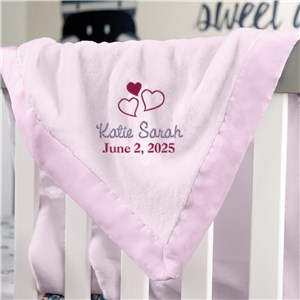 Embroidered Fleece Baby Blanket | Unique Baby Shower Gifts