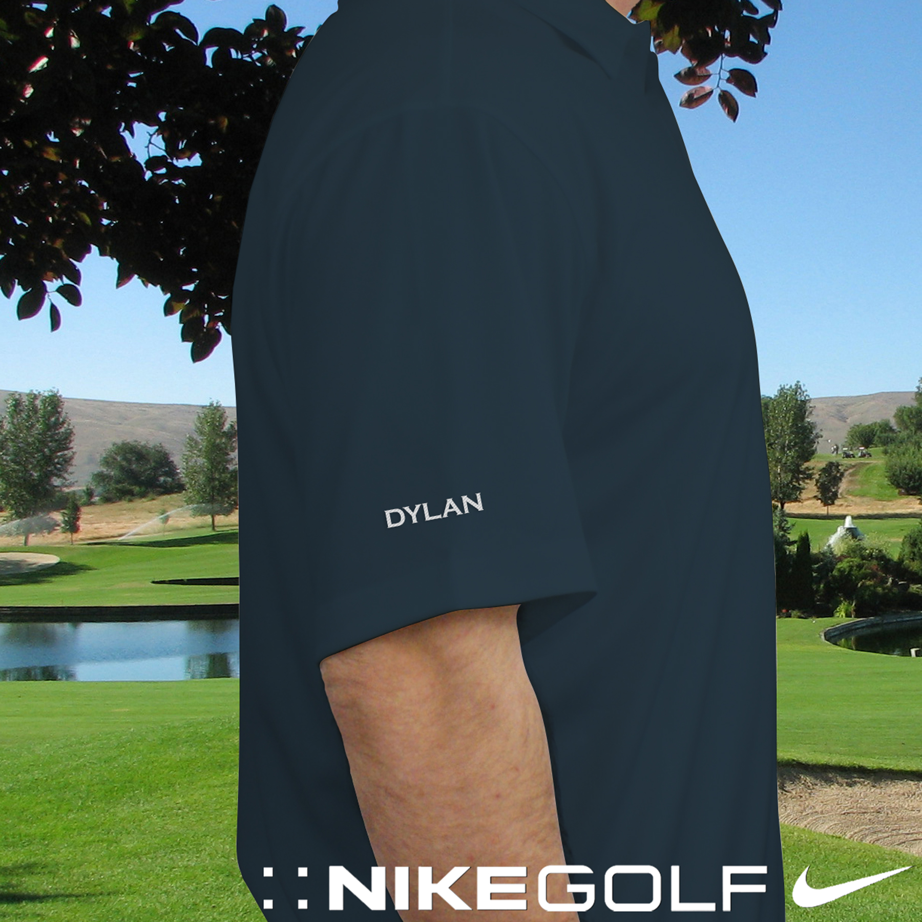 custom nike golf polos