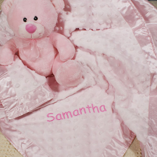 Personalized Cuddle Baby Fleece Blanket | GiftsForYouNow