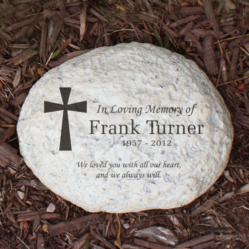 Engraved Memorial Garden Stone | Sympathy | GiftsForYouNow