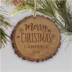 Wooden Christmas Ornaments | Personalized Wood Ornaments