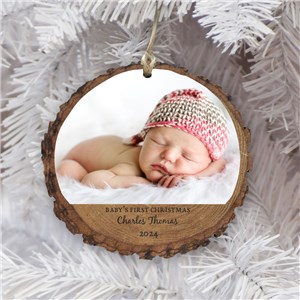 Baby's First Christmas Photo Ornament | Personalized Baby's First Christmas Ornaments