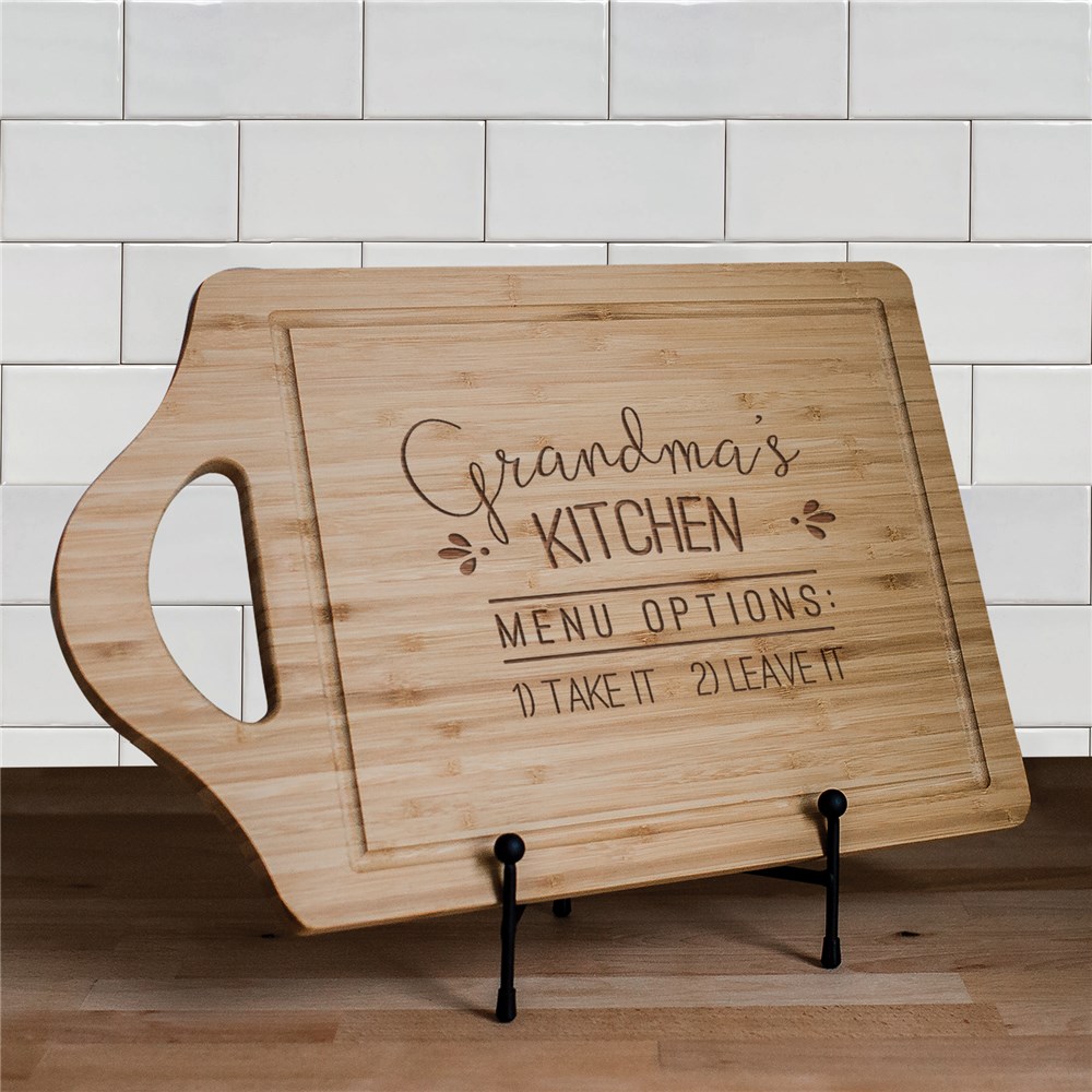 Personalized Cutting Board for Grandma's Kitchen - The BananaNana Shoppe