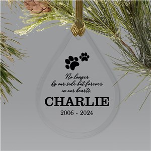 Personalized Pet Memorial Ornament | Christmas Ornaments For Beloved Pet