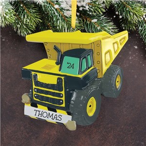 Personalized Christmas Ornaments For Kids | Construction Ornament