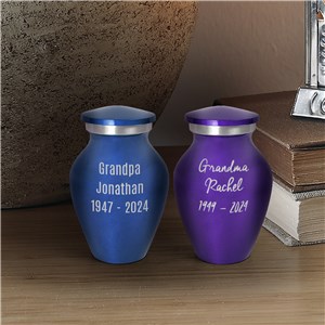 Engraved Create Your Own Small Keepsake Urn L17102436X