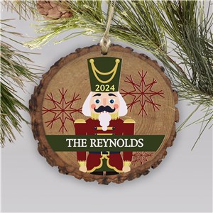 Personalized Nutcracker Wood Ornament