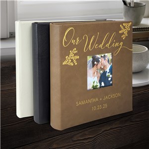 Our Wedding Custom Engraved Photo Album