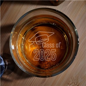 Class Of Whiskey Rocks Glass With Bottom Engraving L22364196NB