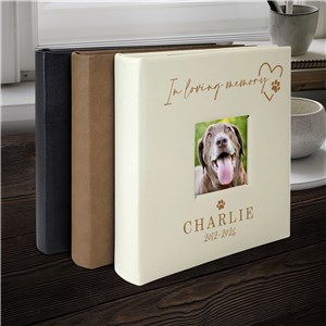 Engraved In Loving Memory Leatherette Photo Album L22651407X