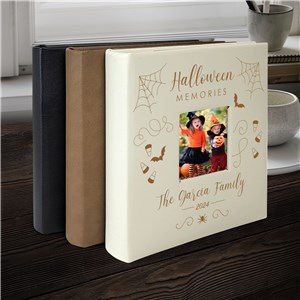 Engraved Halloween Memories Leatherette Photo Album  L22734407X