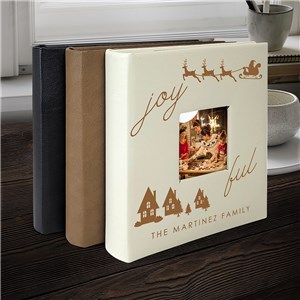 Engraved Joyful Leatherette Photo Album L22957407X